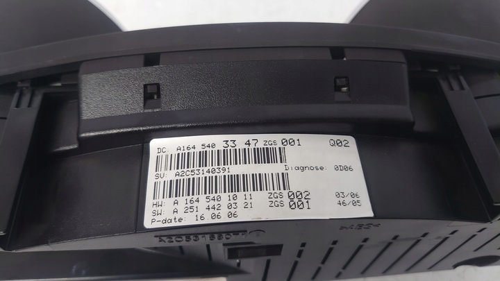 фото №9, Mercedes gl x164 w164 ml спідометр  прилади європа a1645403347 a1645401011