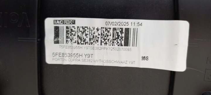 фото №5, Cupra seat leon iv накладка молдинг крышки багажника зад 5fe853955h