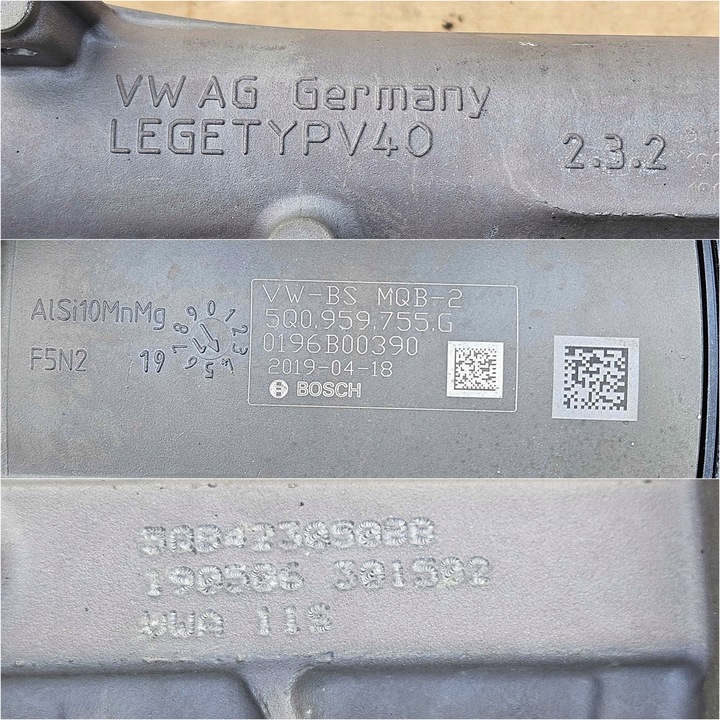 фото №16, Рулевая рейка vw tiguan ii 2 5na 5q0959439r 5q0910143c 5q0959755g 5qb423050bb