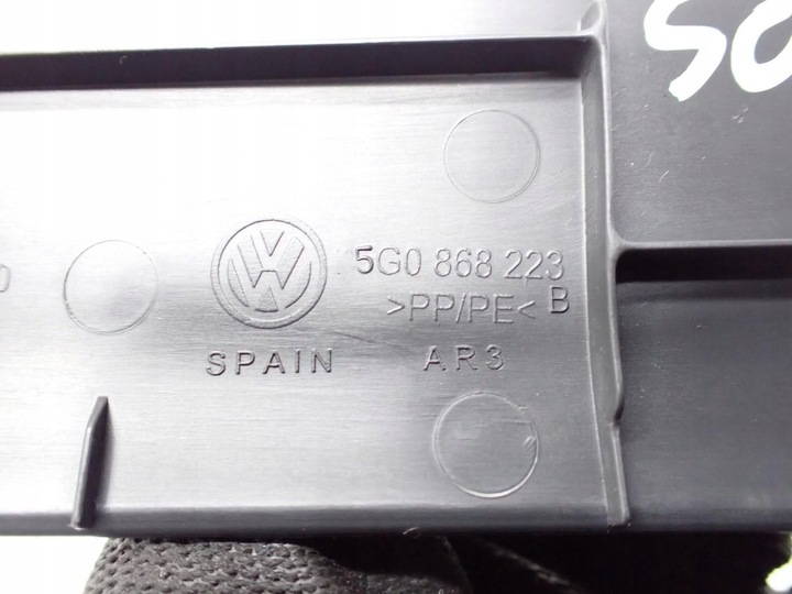 фото №3, Планка защита стойка панели консоли левая 5g0868223b vw golf vii 7 12r