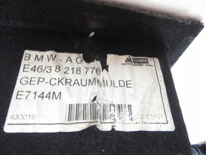 фото №8, Підлога ніша багажника колеса bmw e46 універсал