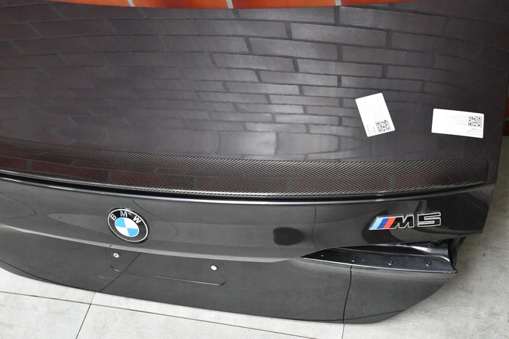 фото №6, Кришка зад задня bmw m5 g90 м-пакет спойлер карбон колір a90