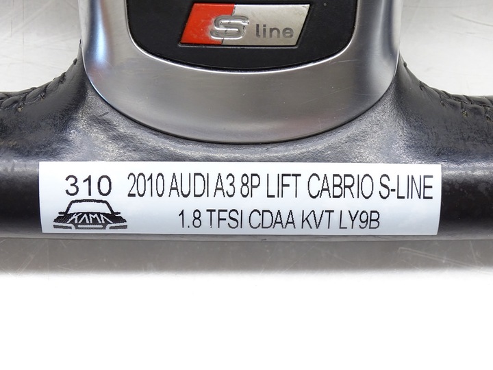 фото №13, Кермо зрізана шкіра стьобана мульті audi a3 8p рестайлінг s-line 8j0419091g