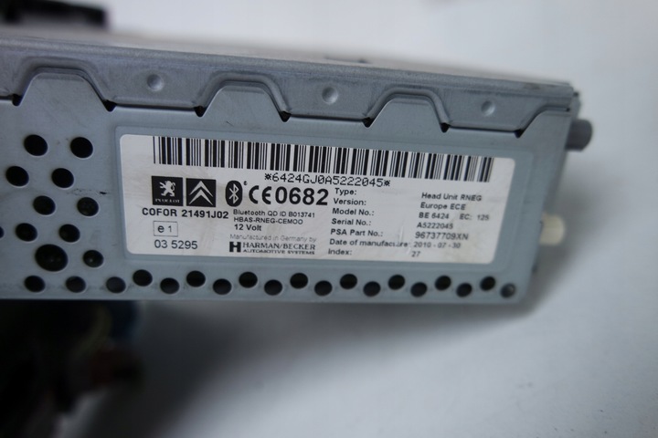 фото №6, Радіо навігація peugeot 407 рестайлінг 96737709xn