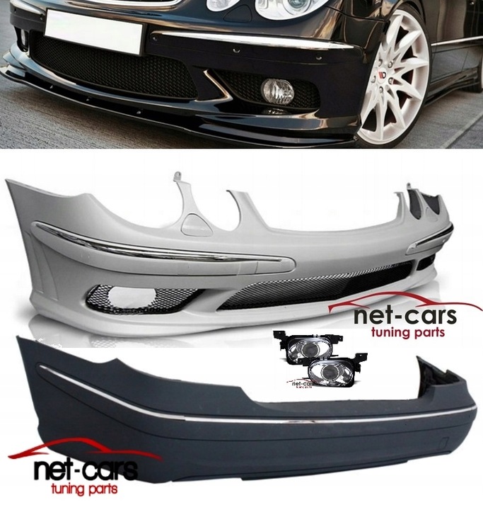 фото №1, Бампер перед зад hal mercedes e w211 02-06 amg