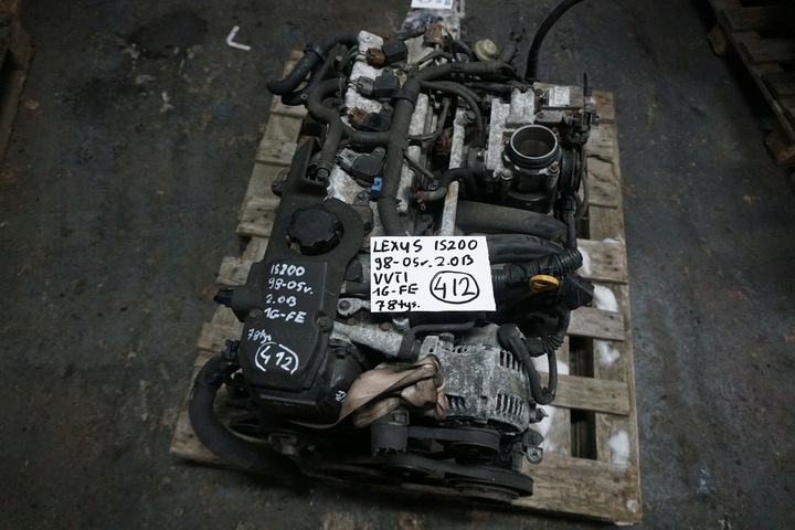 фото №1, Lexus is200 1998-2005r двигун 1g-fe двигун 2.0benzyna блок головка