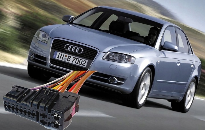 фото №8, Audi a4 b7 8ed штекер джгут двері перед зад l/p набір ремонтний 20 pin