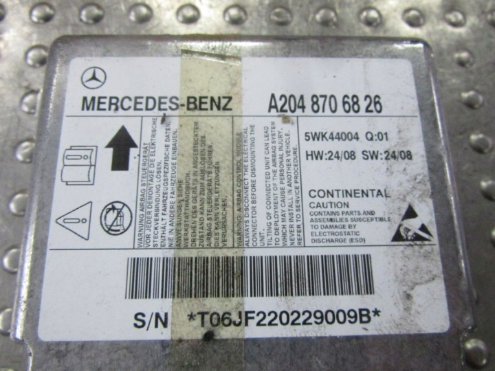 фото №7, Mercedes glk x204 2.2d 2010 датчик модуль подушка  подушок