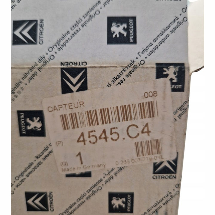 фото №4, Датчик abs зад citroen c4 peugeot 307 psa oem номер 9658420780