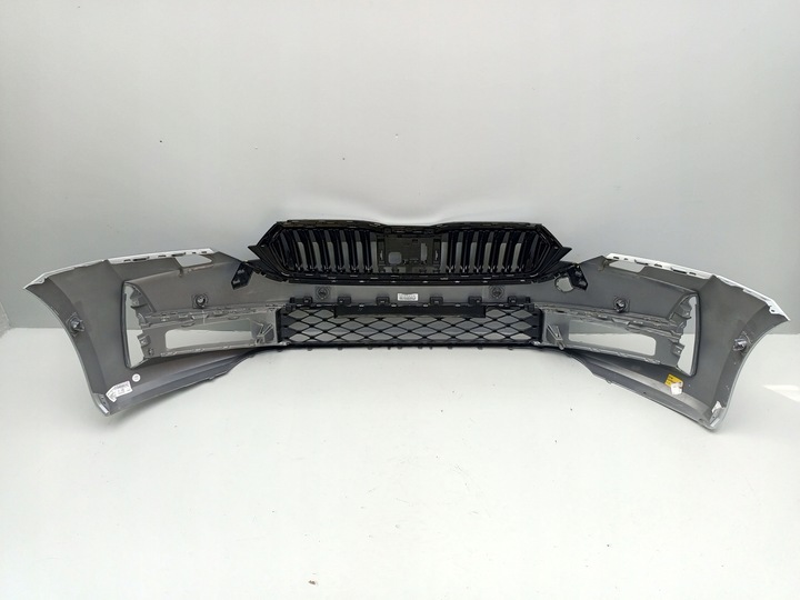 фото №12, Skoda octavia iv 4 5e3 рестайлинг 2020- бампер перед переднее решётка радиатора 5e3807221l =