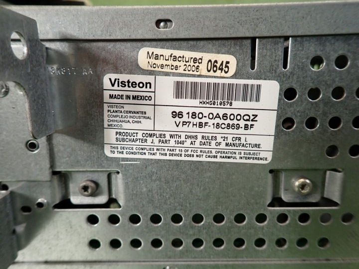 фото №10, Магнитола hyundai sonata v 07r vp7hbf-18c869-bf 96180-0a600qz