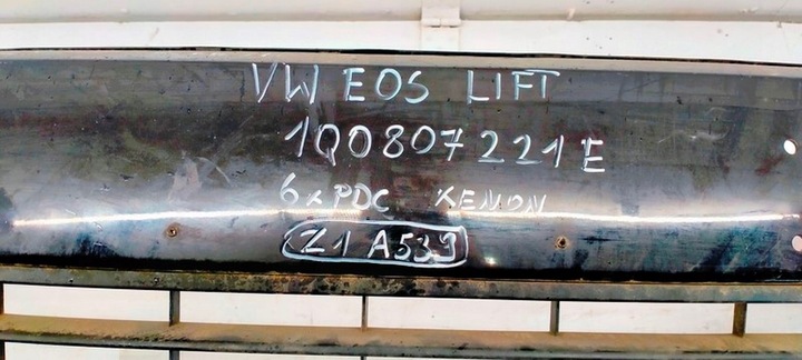 фото №8, Vw eos рестайлинг 10-15 бампер переднее перед 1q0807221e