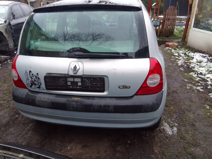 фото №1, Renault clio ii 2 рестайлинг крышка задняя серебряная mv632