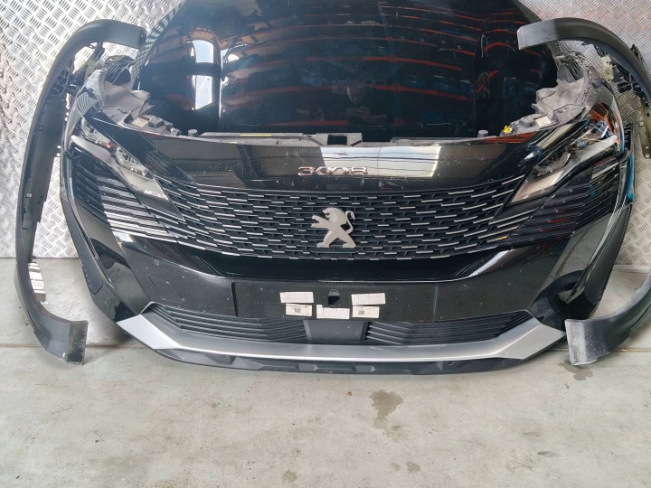 фото №10, Peugeot 3008 ii 5008 ii рестайлінг - капот бампер лампи комплектний перед lak:ktv
