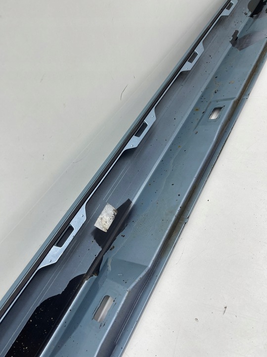 фото №12, Audi a6 c7 планка накладка порога порогова ліва колір ly5r синя