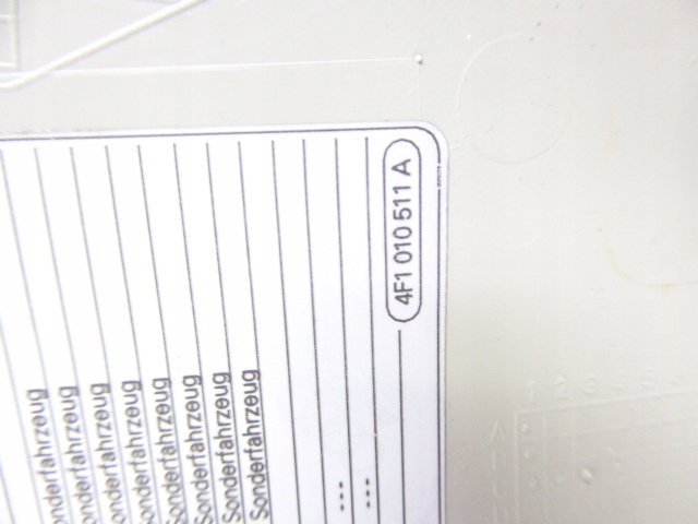 фото №8, Audi a6 c6 quattro 4f5 захист заглушка панелі бокова права універсал 5d