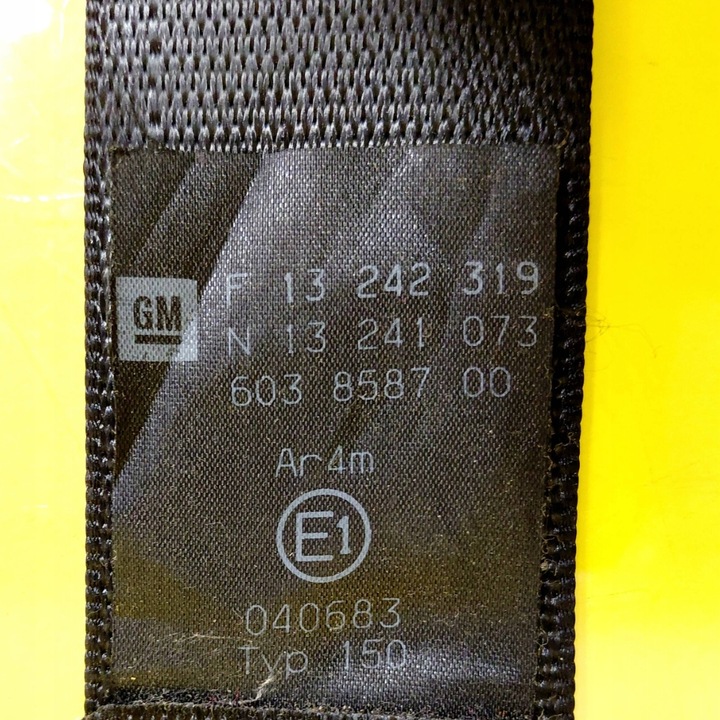 фото №9, Pas безпеки лівий зад opel zafira b 5d 040683 nr1273