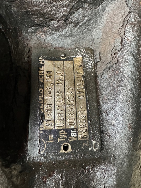 фото №5, Вкладка головка моста диференціал hl8 41/13 mercedes actros axor