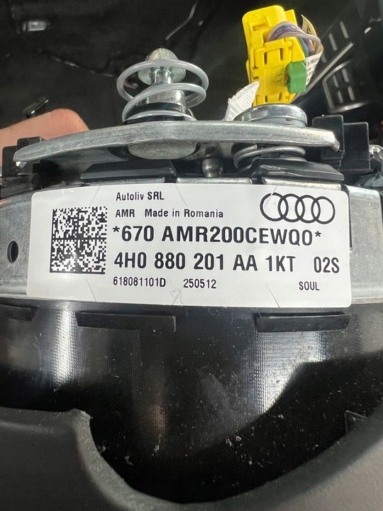 фото №6, Руль мультифункция лепестки подушка безопасности подушка безопасности audi s8 a8 d4