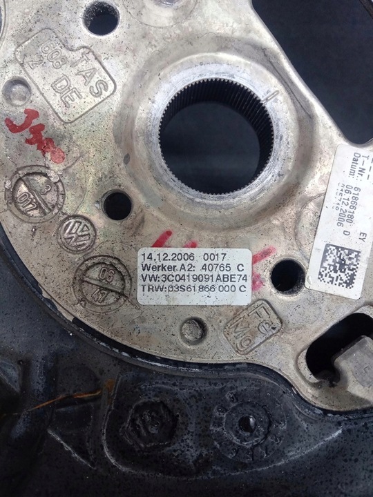 фото №16, Руль кожа мульти vw passat b6 3c0419091ab