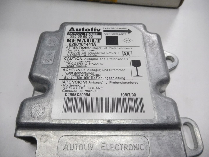 фото №10, Модуль датчик подушка renault scenic i 8200101441a