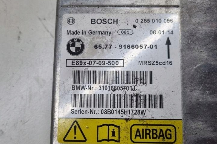 фото №7, Модуль подушка  bmw 3 touring e91 9166057 2.0l дизель 130kw 2008
