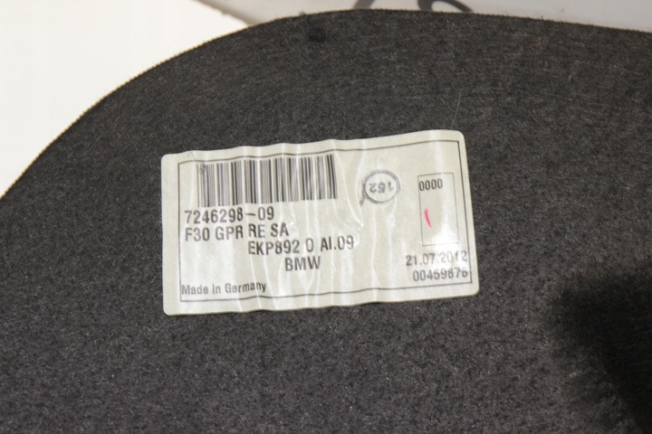 фото №6, Bmw f30 f80 оббивка боковина багажника правий 7246298