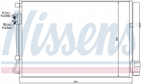 фото №12, Nissens 940243 конденсатор, кондиционер