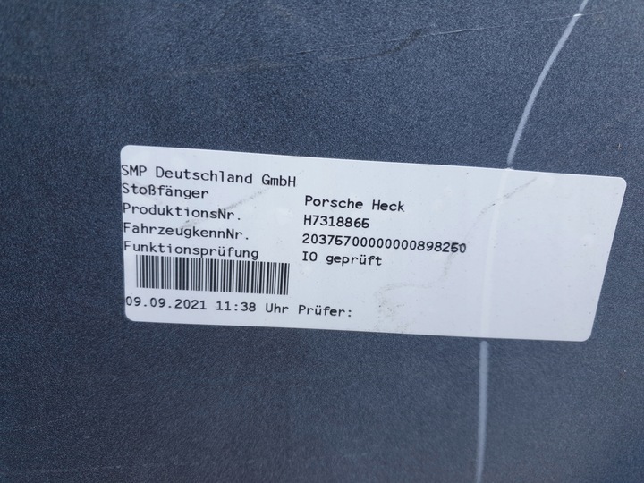 фото №13, Porsche taycan 9j1 бампер задний зад org