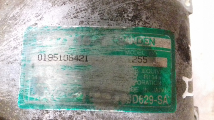 фото №10, Компресор кондиціонера 3m5h19d629sb mazda 3 bk 1.6 citd 03-