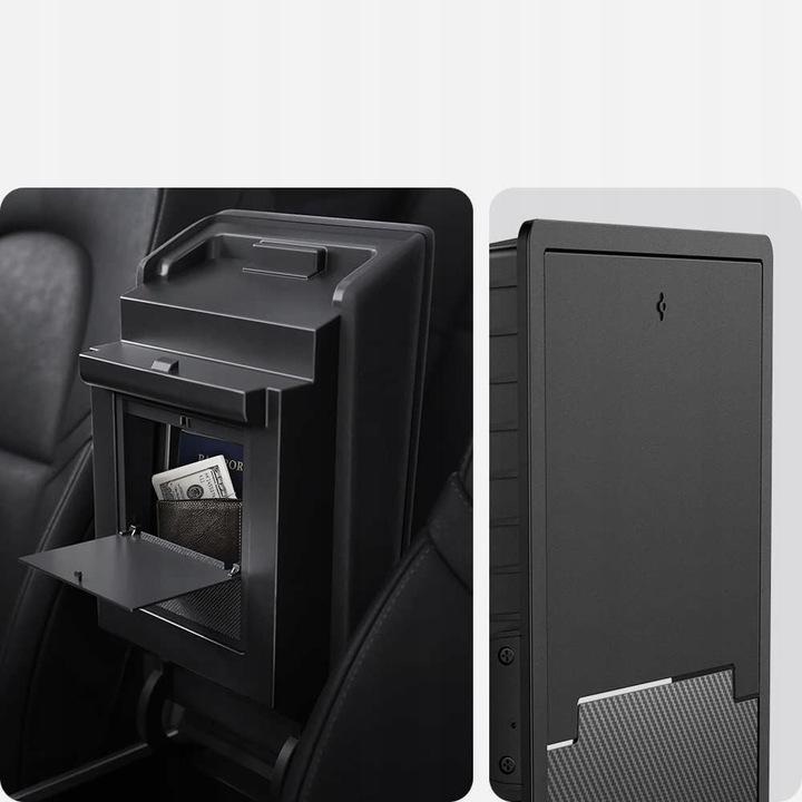 фото №8, Ukryty бардачок, органайзер консолі середньої spigen do tesla модель 3/y, box