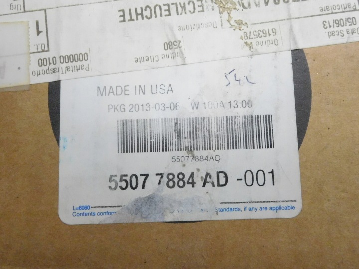 фото №8, Поворотник, поворотник праве mopar jeep wrangler oem номер 55077884ad