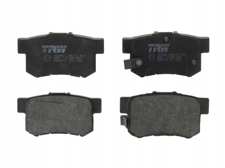 фото №14, Тормозные колодки ham. honda t. accord/civic/integra 1,8-2,4 98-