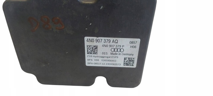 фото №7, Audi насос блок управления abs 4n0907379aq