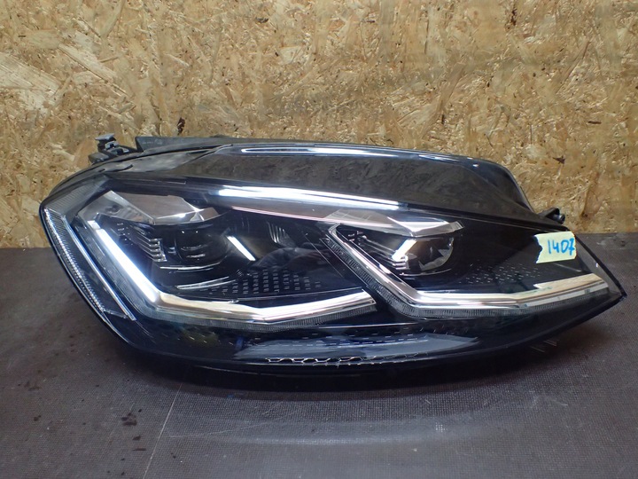 фото №1, Лампа перед правая vw golf vii 7 полный led рестайлинг