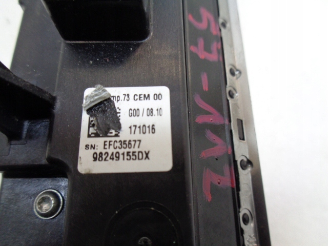 фото №12, Peugeot 3008 панель керування радіо 98249155dx