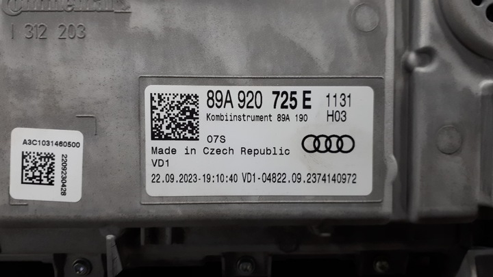 фото №10, 89a920725e спідометр  спідометр audi q4 sportback e-tron 2024