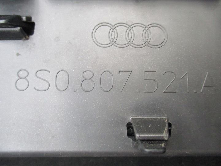 фото №11, Audi tt s-line 2014- диффузор спойлер накладка бампера зад 8s0807521a