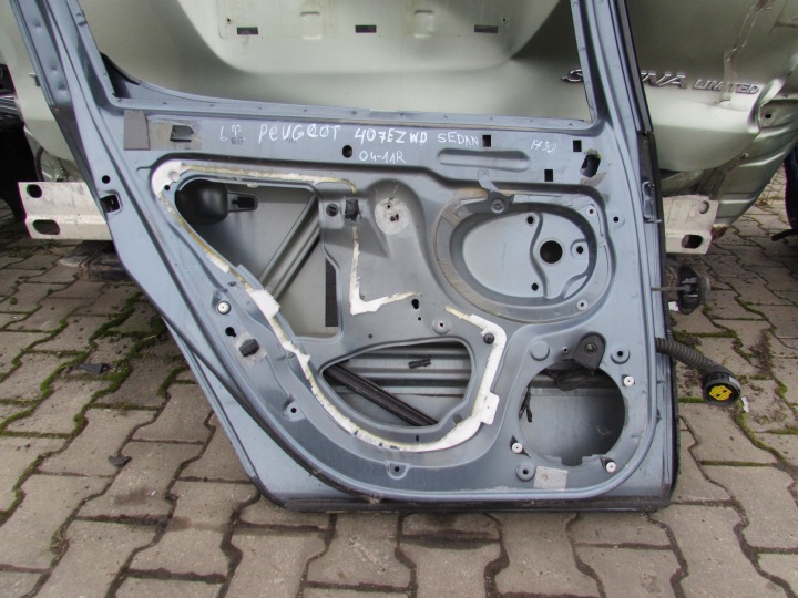 фото №12, Двері ліві зад ezwd peugeot 407 04-11 r. sedan