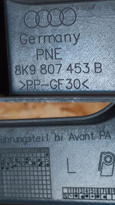 фото №10, Audi a4 b8 avant кронштейн   бампер ліве зад 8k9807453b
