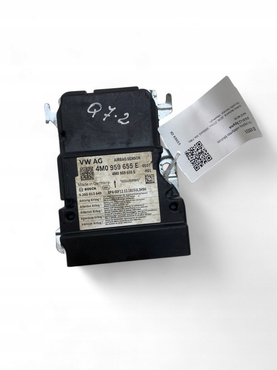 фото №1, Audi q7 4m 2018 блок керування / модуль подушка безпеки