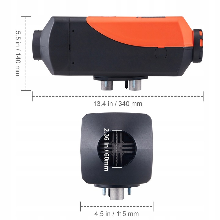 фото №11, Отопление стояночный vevor отопитель 12v 2kw дисплей
