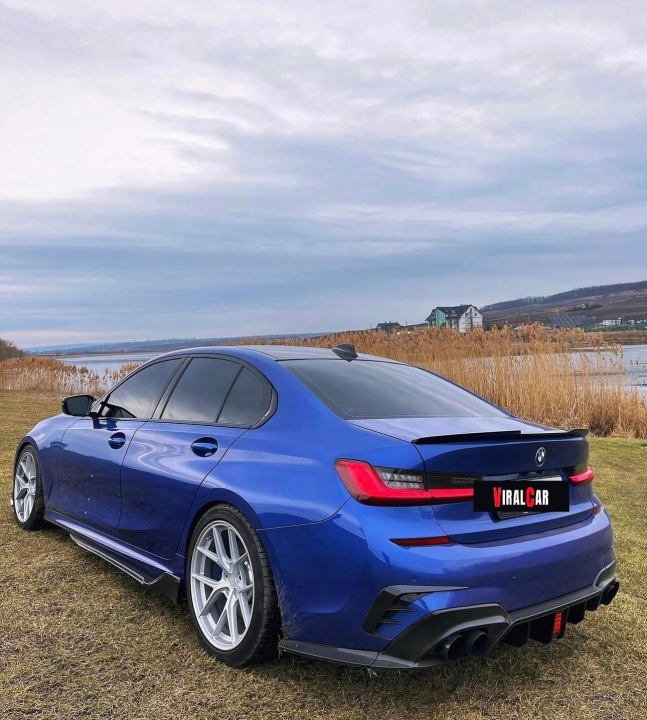фото №11, Дифузор спойлер накладка bmw g20 g21 m340 карбон