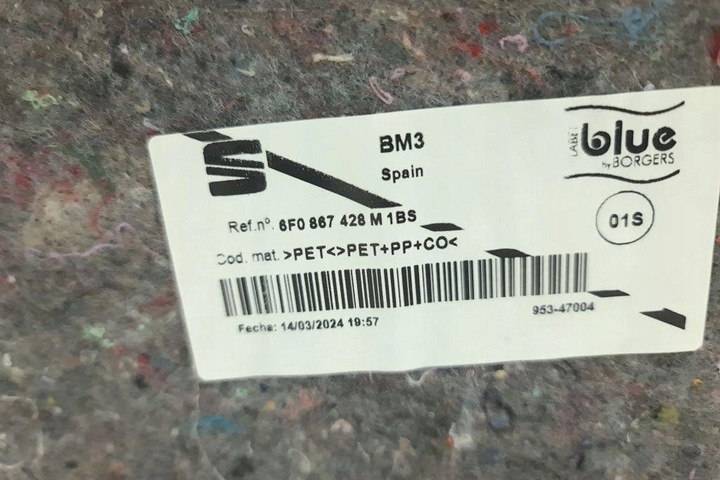 фото №14, Права оббивка багажника seat ibiza v kj1 6f0867428m 1.0l бензин 70kw