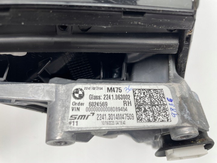 фото №10, Bmw g20 g21 зеркало правое 9 pin камера ассистент