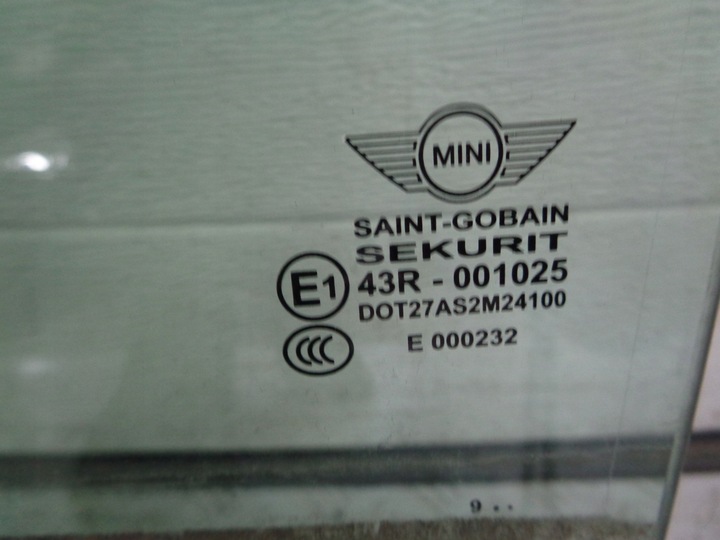 фото №2, Mini cooper r56 2010 скло лівий ліва перед передня