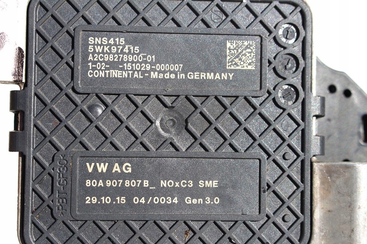 фото №6, Audi a4 a5 q5 датчик зонд nox 80a907807b 80a907807n 8w0907807c 2,0tdi 8
