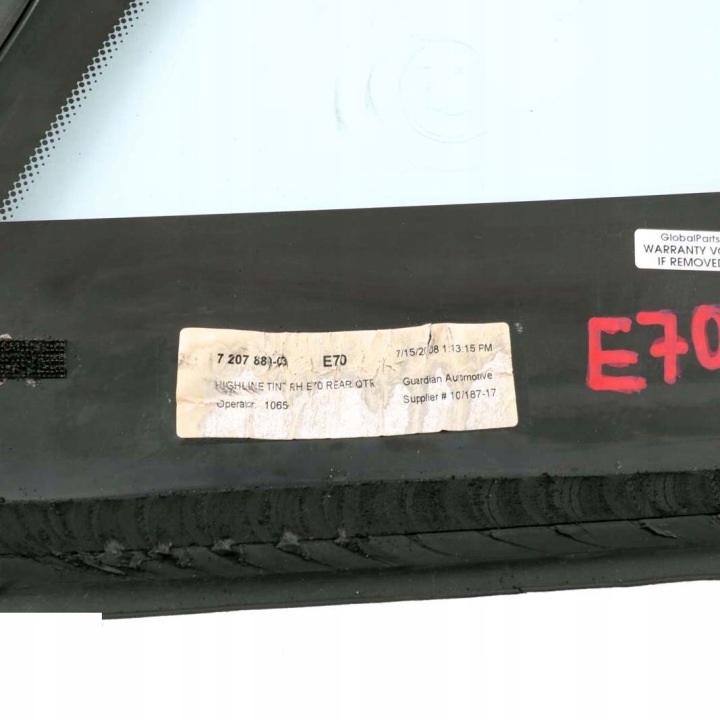 фото №11, Bmw x5 e70 скло бокова праве зад as2 7207882