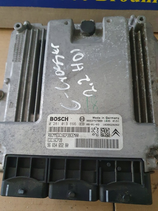 фото №3, Блок керування двигуна citroen c-crosser, mitsubishi outlander 2.2 дизель