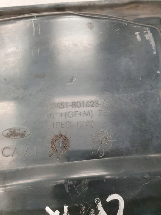 фото №6, Ford c-max гібрид панель під лобовим склом зовнішні низ usa
